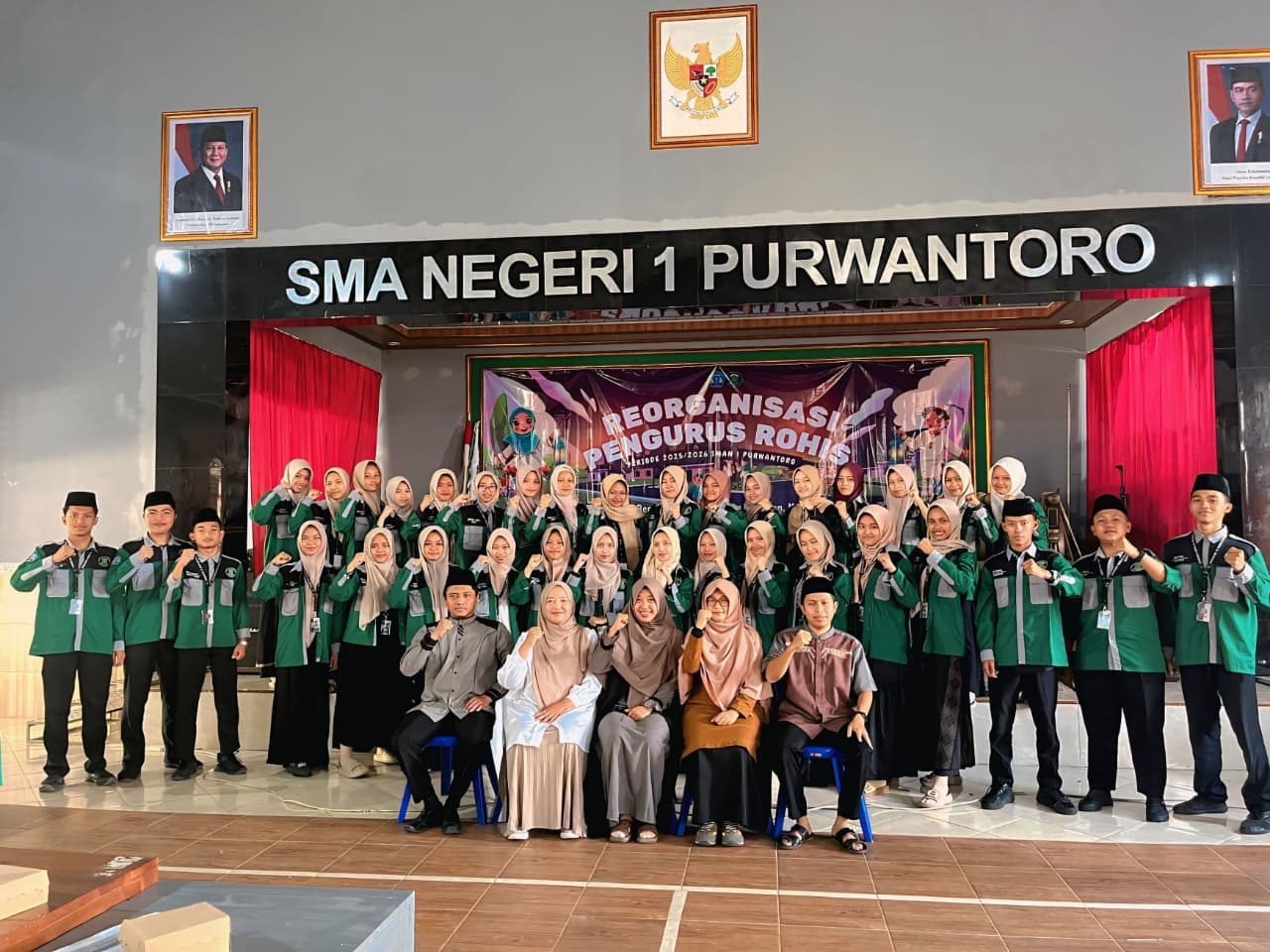 Rohis Al Mujahidin SMAN 1 Purwantoro Gelar Reorganisasi, Mantapkan Estafet Dakwah Siswa