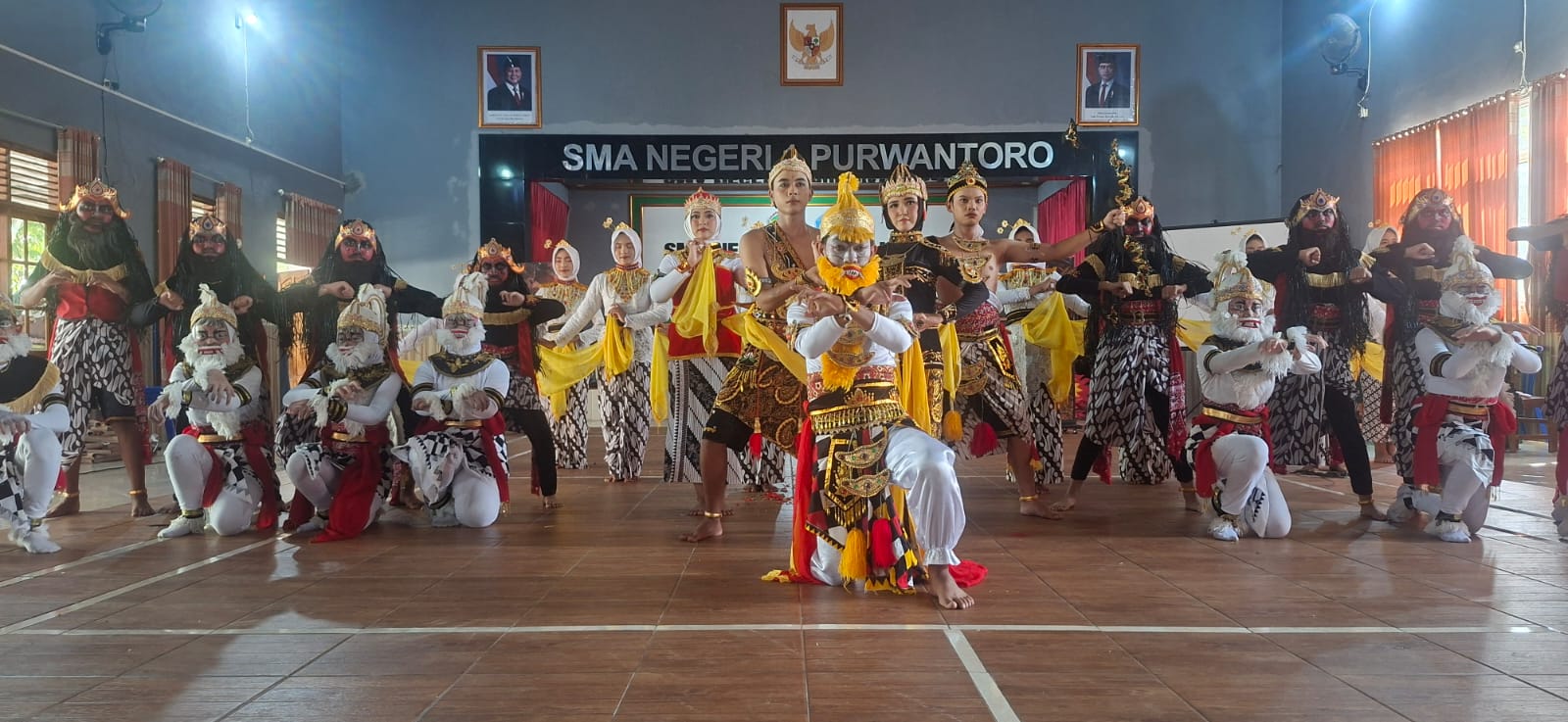 Puncak Kokurikuler, Siswa SMAN 1 Purwantoro Tampilkan Sendratari Ramayana